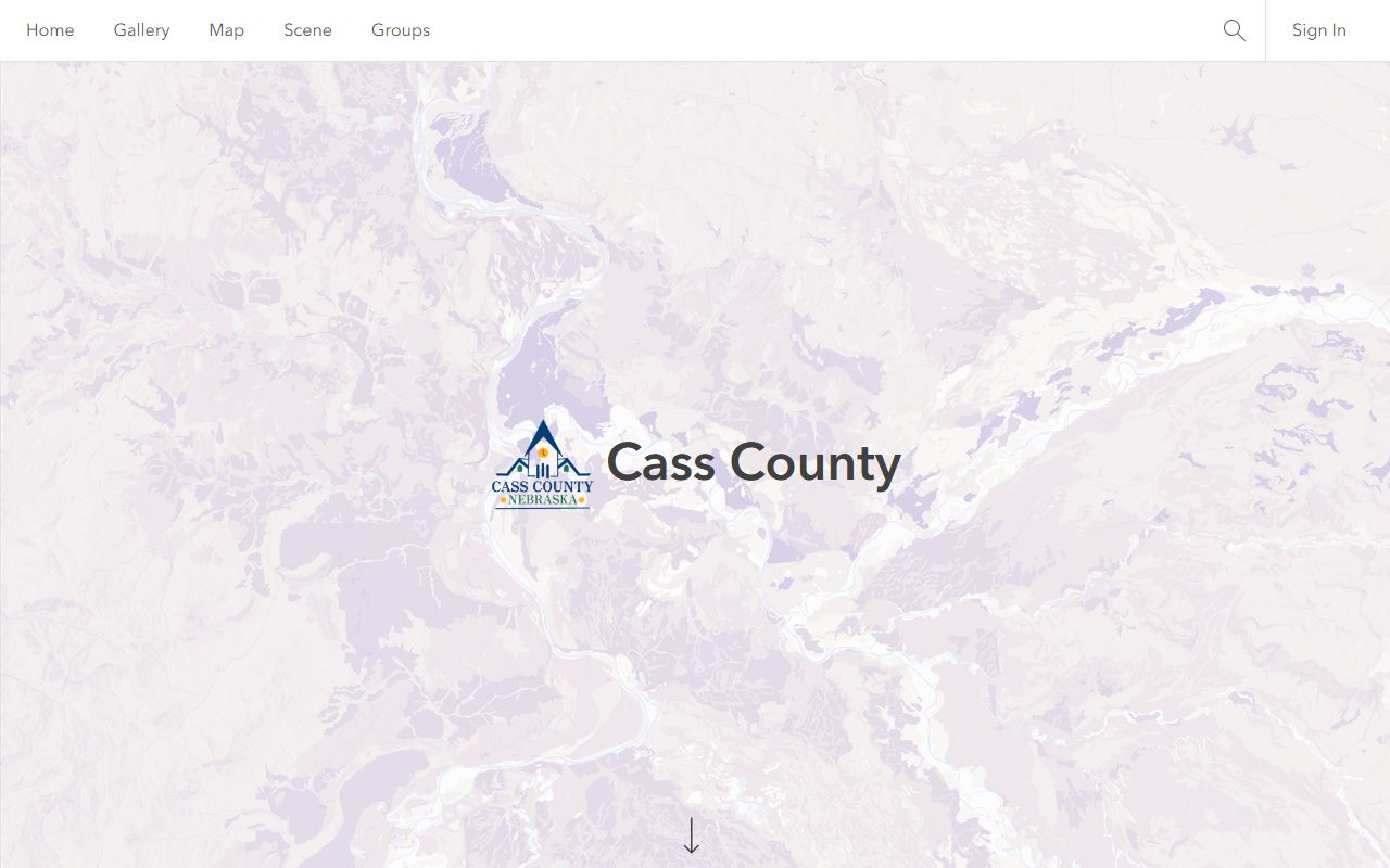 Cass County GIS mapping system showing parcel data for Cass County property tax records