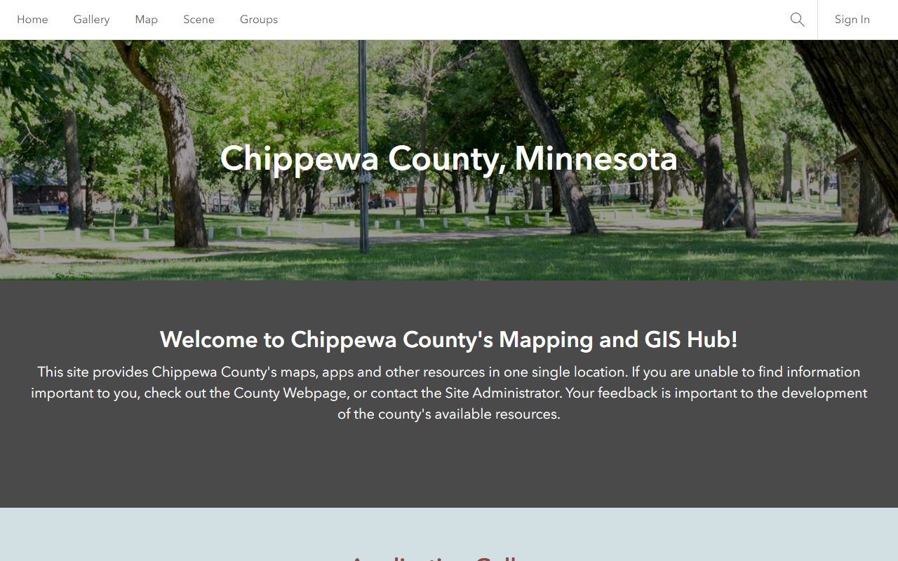 Chippewa County GIS mapping system for parcel data and Chippewa County property tax records