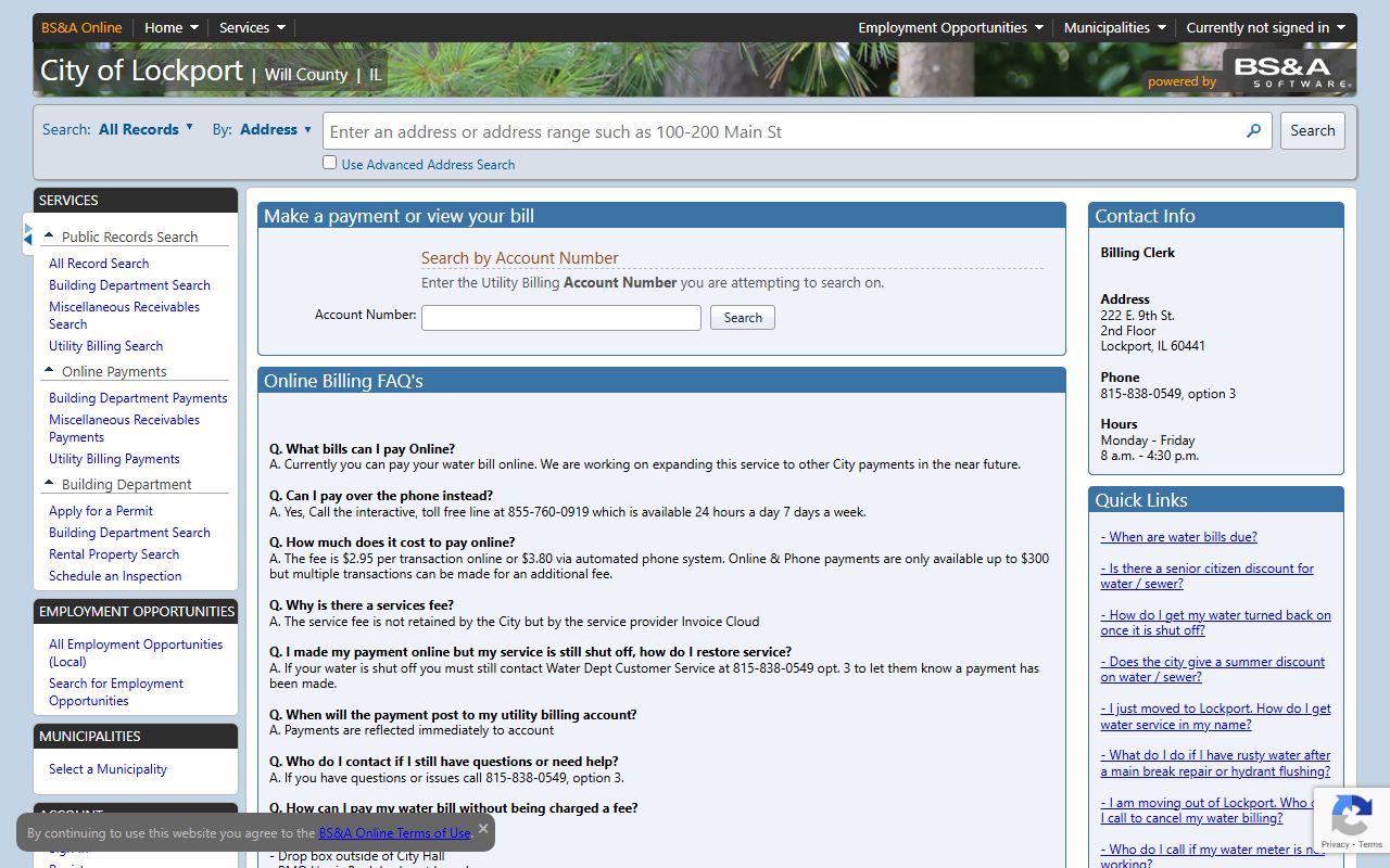 Crawford County Equalization BS&A online portal for searching Crawford County property tax records