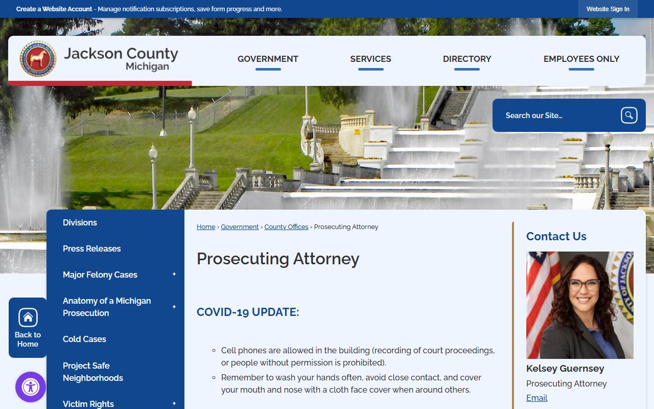 Jackson County Equalization property tax portal for searching Jackson County property tax records