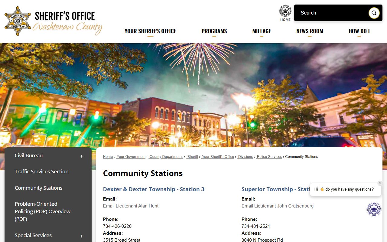 Washtenaw County GIS mapping system showing parcel data for Washtenaw County property tax records